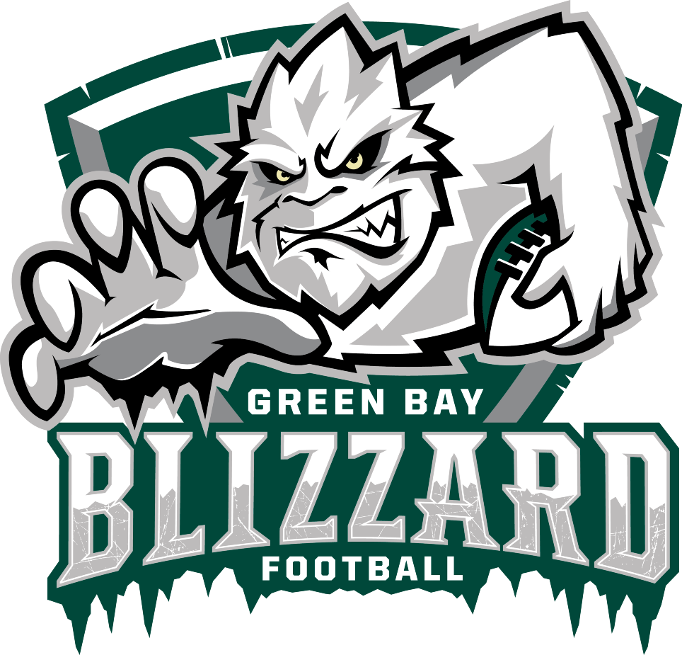 Green Bay Blizzard 2015-Pres Primary Logo t shirt iron on transfers
